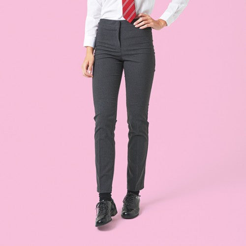 David Luke DL995 Girls Slim Leg Trouser Black