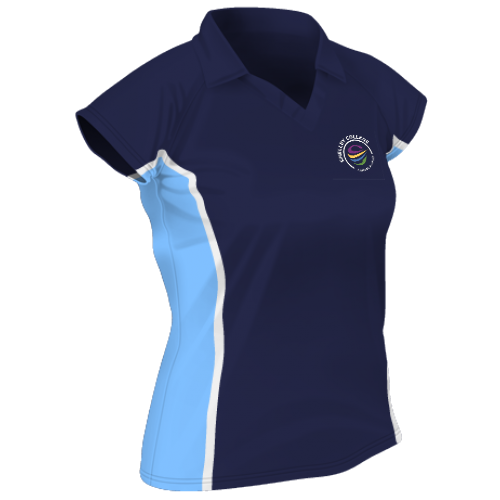Girls Cut Sports Polo Shirt SC