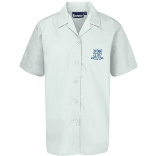 Blouse with Revered Collar Twin Pack (Long or Short Sleeved)