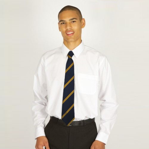 Trutex White Long Sleeve Polycotton Easycare Shirts - Twin Pack