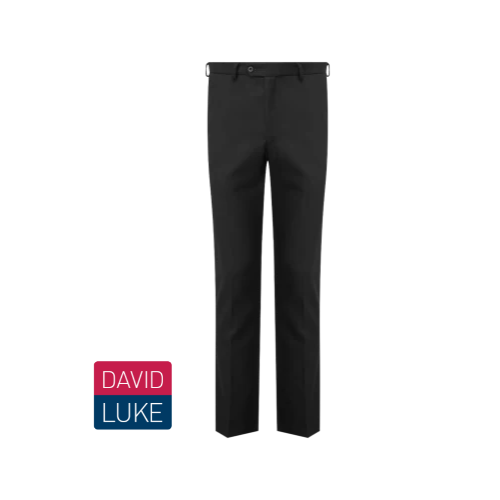 David Luke Slim Fit Trousers Black
