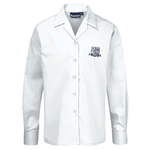 Blouse with Revered Collar Twin Pack (Long or Short Sleeved)