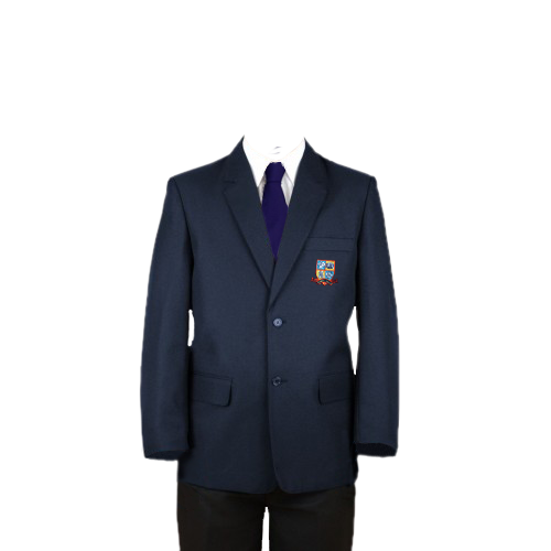 Navy Blazer with Logo