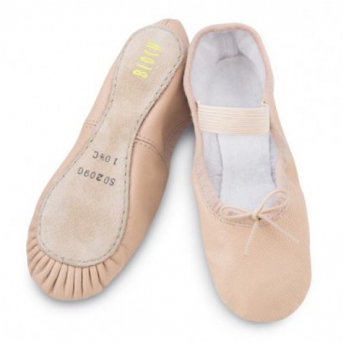 Arise Full Sole Leather Ballet Shoe Pink