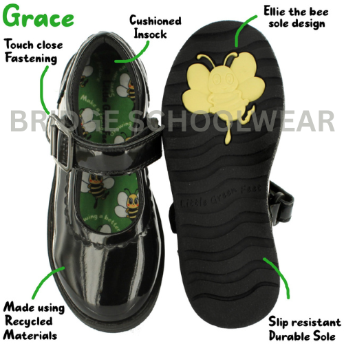 Little Green Feet - Girls 'Grace' Shoes