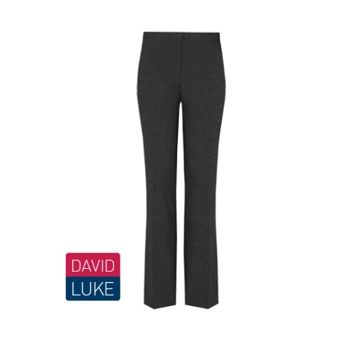 David Luke DL995 Girls Slim Leg Trouser Black