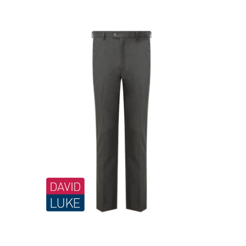 David Luke Slim Fit Trousers Grey