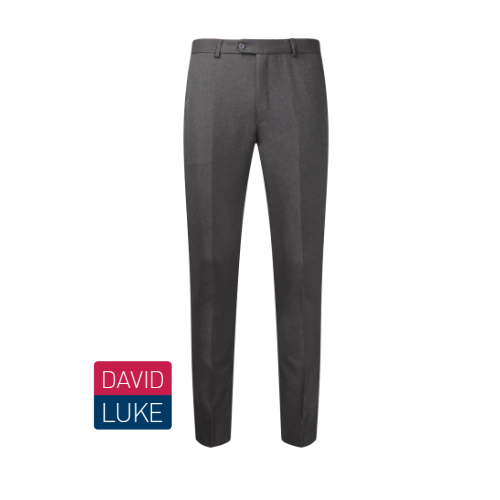David Luke Ultra Slim Fit Trousers Grey